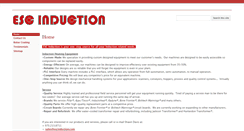 Desktop Screenshot of escinduction.com