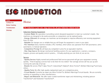 Tablet Screenshot of escinduction.com